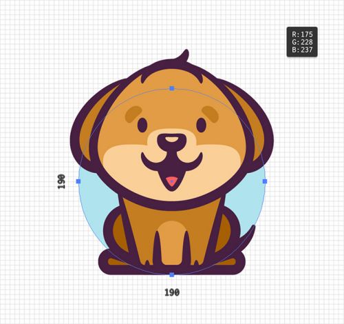 آموزش طراحی لوگوی سگ در ایلوستریتور